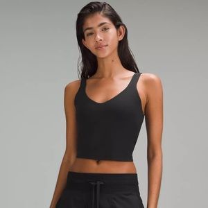 Lululemon Aling Tank. Color: Black. Size: 4
